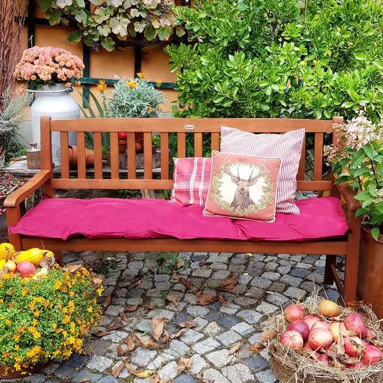 Casaria Tuinbank Maxima - 3-zits 152 cm FSC®-Gecertificeerd – Bruin