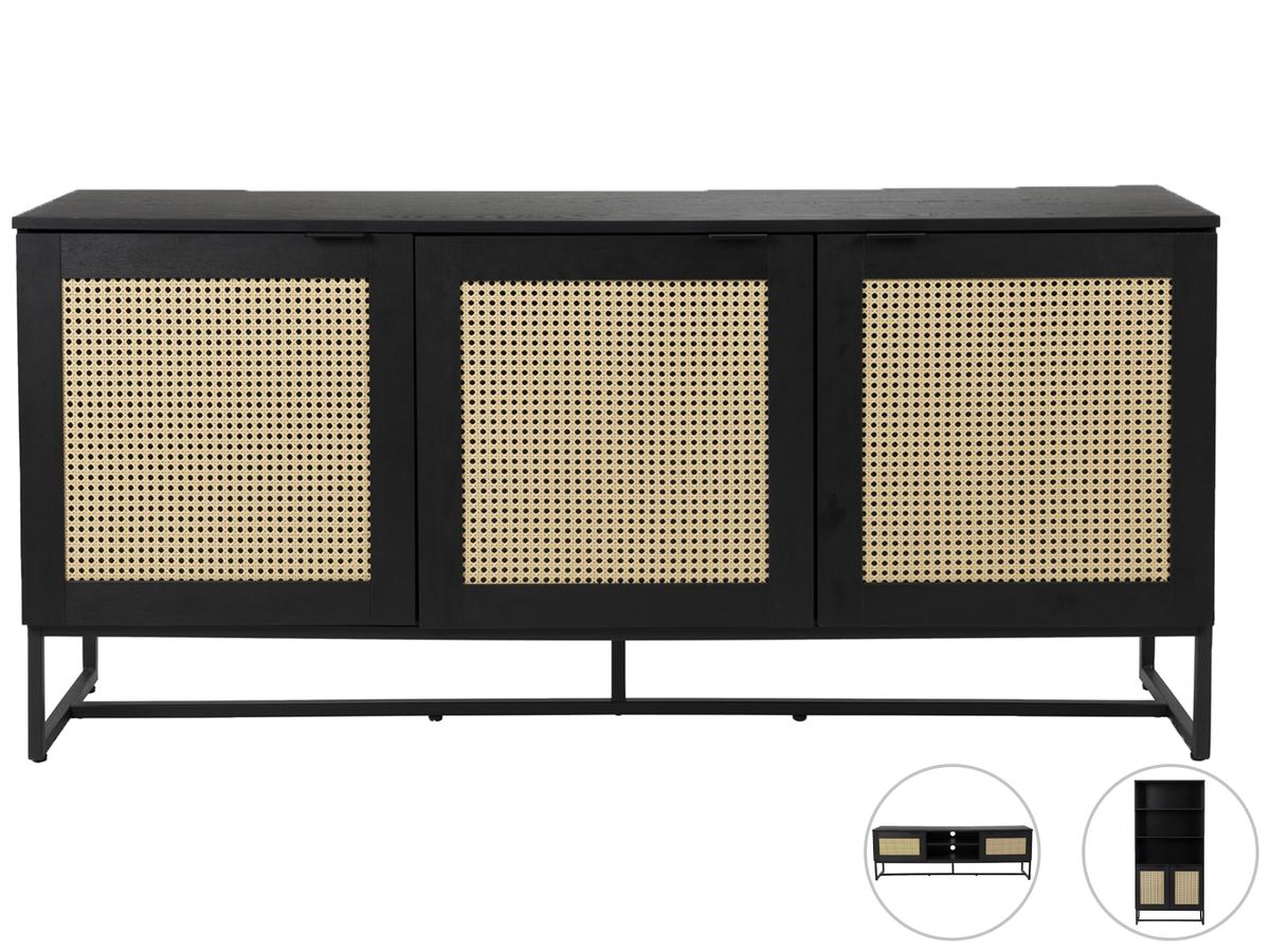 White Label Living Guiji Kast - Tv Meubel - Mat Wit - 120 x 40 x 50 cm