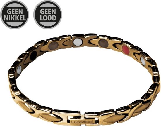 Lucovitaal Yinmagnetic Magneet Armband Goud