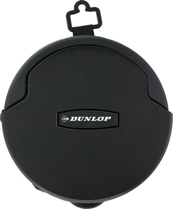 Dunlop Auto-Afvalbak - Opvouwbaar - 16 cm - met Deksel - voor aan het Dashboard of op de Vloer