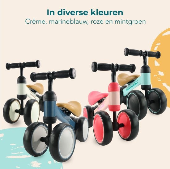 LifeGoods TurboToddler Loopfiets - Speelgoed Vanaf 1 jaar - Kinderstep - Mintgroen