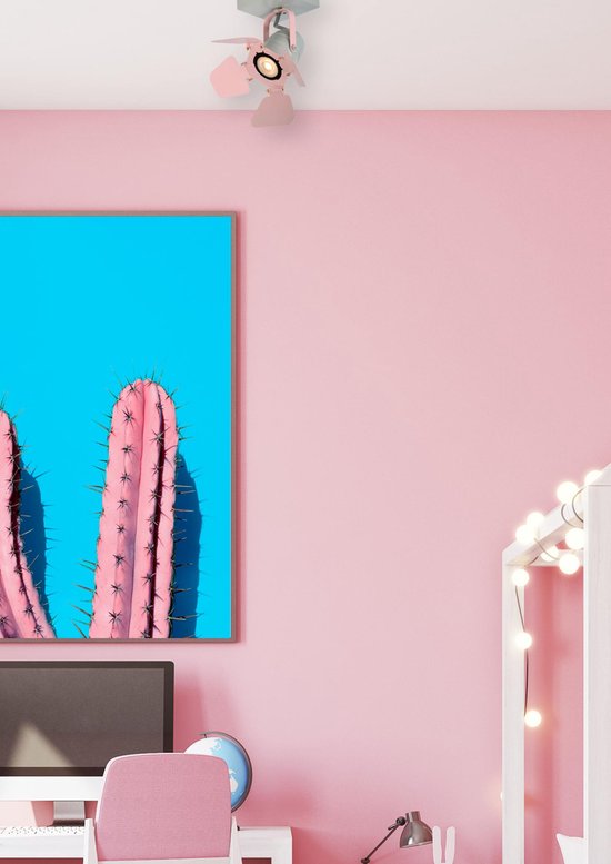 Lucide PICTO - Plafondspot (Plafondlamp) Kinderkamer - 1xGU10 - Roze