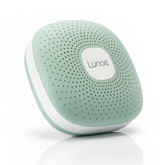 Lunae White Noise Machine 2026 - Witte Ruis Apparaat met Nachtlampje - Geschikt voor Baby's, Kinderen en Volwassenen - Slaaphulp Baby - Slaaptrainer kinderen - Mint Groen