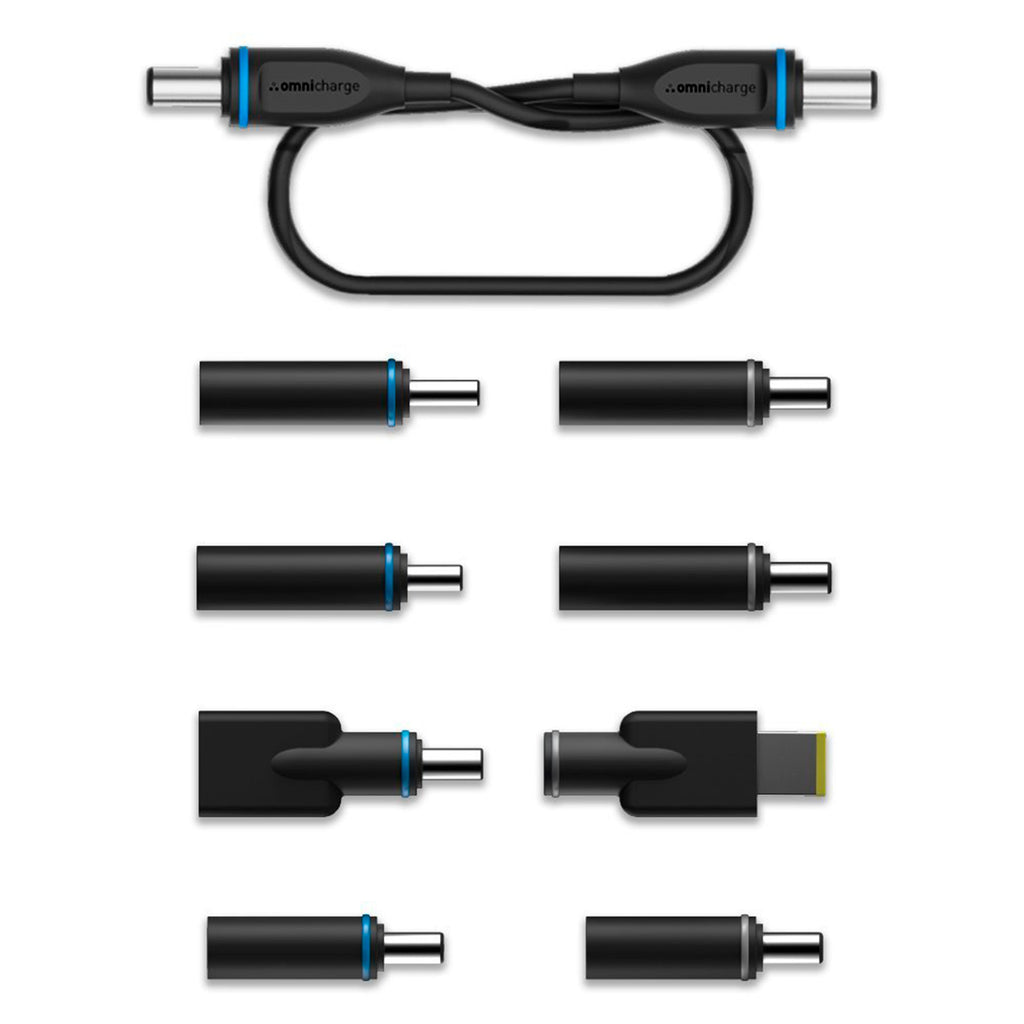 Omnicharge  DC-kabel-PC Kabel - Lenovo,Dell en HP - Zwart - 15 cm