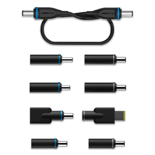 Omnicharge  DC-kabel-PC Kabel - Lenovo,Dell en HP - Zwart - 15 cm