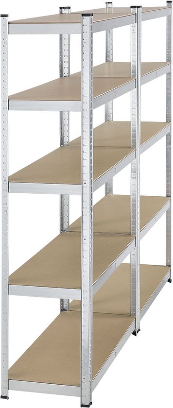 2 stuks Magazijnstelling / Opbergrek - Basic - 180 x 90 x 40 cm