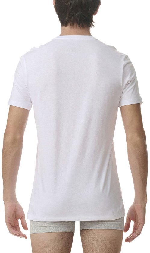 adidas Sportswear 3PK Crew Neck Shirt - Active Core Cotton - Onderbroek Mannen - 3x wit