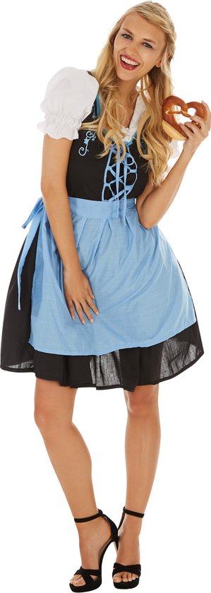 Dressforfun Dameskostuum Dirndl Oktoberfest Madl model 2 M - verkleedkleding kostuum halloween verkleden feestkleding carnavalskleding carnaval feestkledij partykleding - 304616
