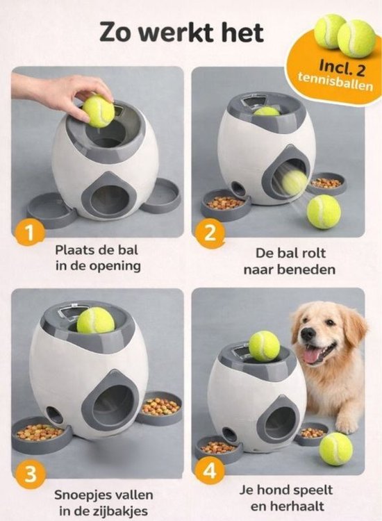 Snackdispenser Hond – Beloningsspel – Interactief Honden Speelgoed