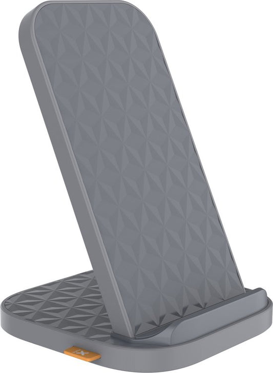 Xtorm 15W iPhone Lader met Oplaadstandaard / Draadloze Oplader iPhone / Wireless Charger - Draadloze Oplader - Geschikt voor iPhone 15 / Apple Lader / iPhone Lader Draadloos - Grijs