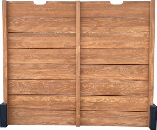 AXI Mandy XL zandbak 130 x 120 cm met opbergruimte en deksel Antraciet/bruin – Met bankje en krijtbord - Inclusief gronddoek - 10 jaar garantie!