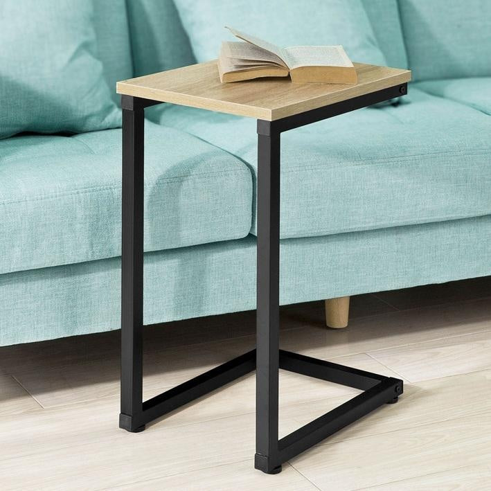 SoBuy Bijzettafel - Salontafel - Max. 20KG - 30 x 60 x 40 cm - Houtkleur