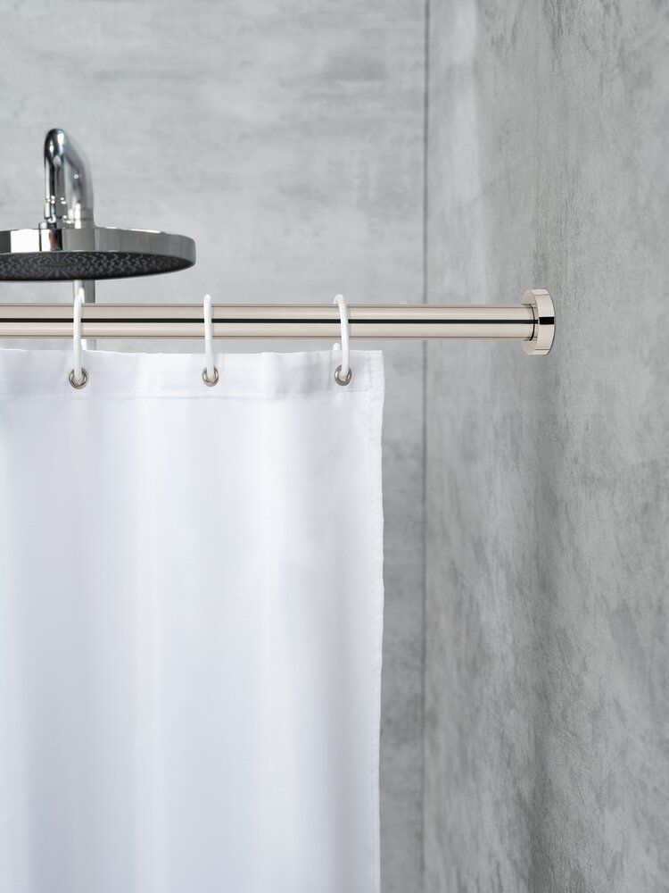 WENKO Luz Telescopische Douchestang Chroom - 70-115 cm - RVS