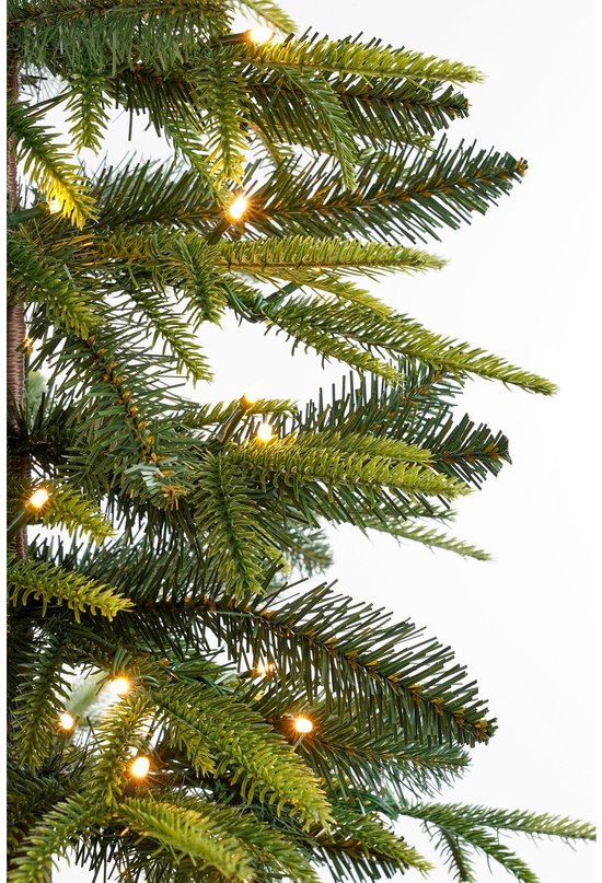 Black Box Trees Lodge Kunstkerstboom met Verlichting en Timer- en Dimfunctie - H155 x Ø48 cm - Groen