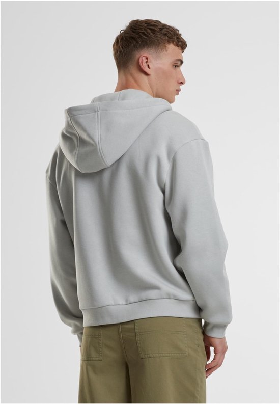 Urban Classics - Fluffy Vest met capuchon - S - Grijs