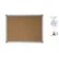 Brasq Prikbord Kurk 90 x 120 cm - Aluminium Frame - Inclusief Punaises en Bevestigingsmateriaal