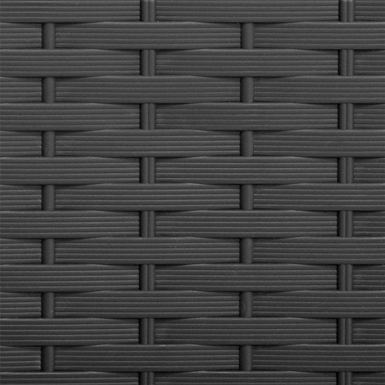Opbergbox 310L UV-Bestendig Weerbestendig Wielen Tuinbox Rotan-look Antraciet