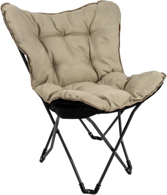 Bo-Camp - Urban Outdoor - Vlinderstoel - Redbrigde - L - Oxford polyester - Beige
