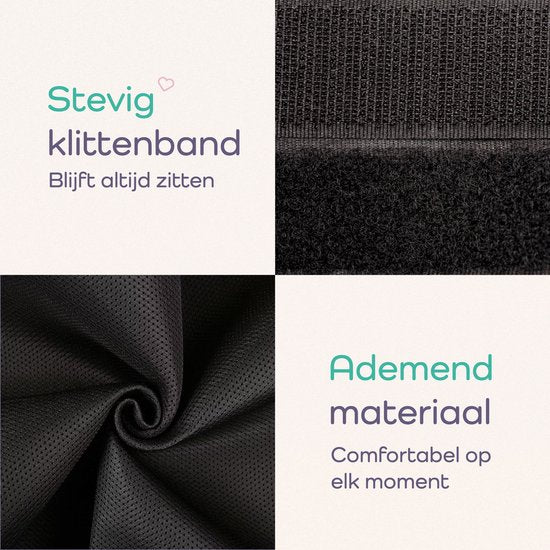 Qwali Zwangerschap buikband en bekkenband voor Postpartum - Zwangerschapskleding - Zwart