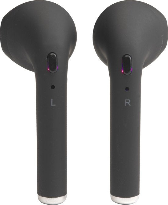 Denver TWE-46 - Earbuds - Wireless - Draadloos Oordopjes - Bluetooth - met oplaad case - handsfree - sporten - headset - In-ear - Bluetooth 5.0 - Zwart