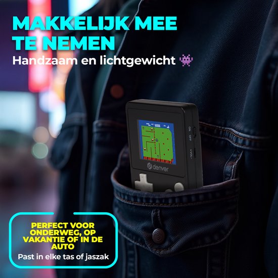 Denver Retro Game Console - 200 spellen - Spelcomputer voor Kinderen - GMP290