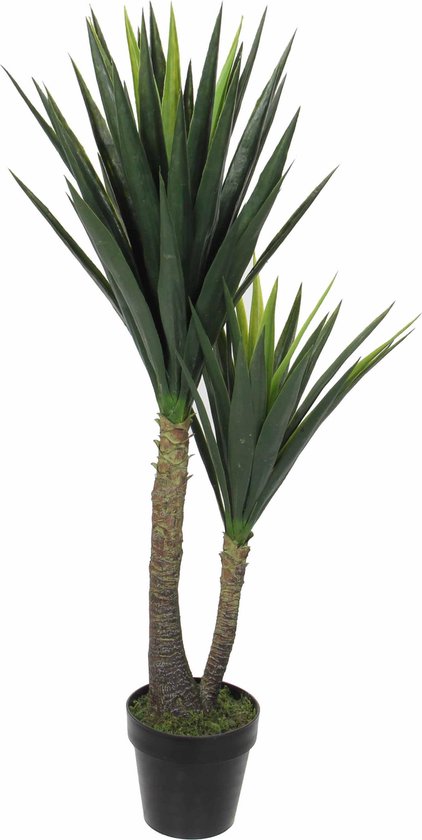 Mica Decorations Yucca Kunstplant - H120 x Ø60 cm - Groen