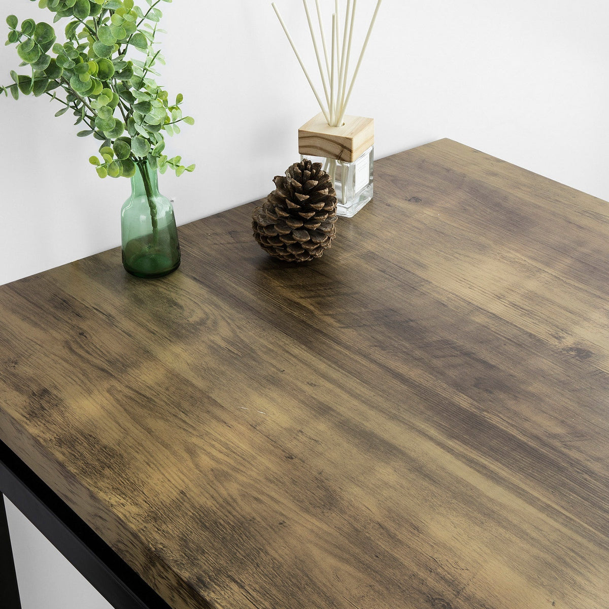 SoBuy Eetkamertafel - Industrieël - Max. 75 kg - 110 x 70 x 76 cm