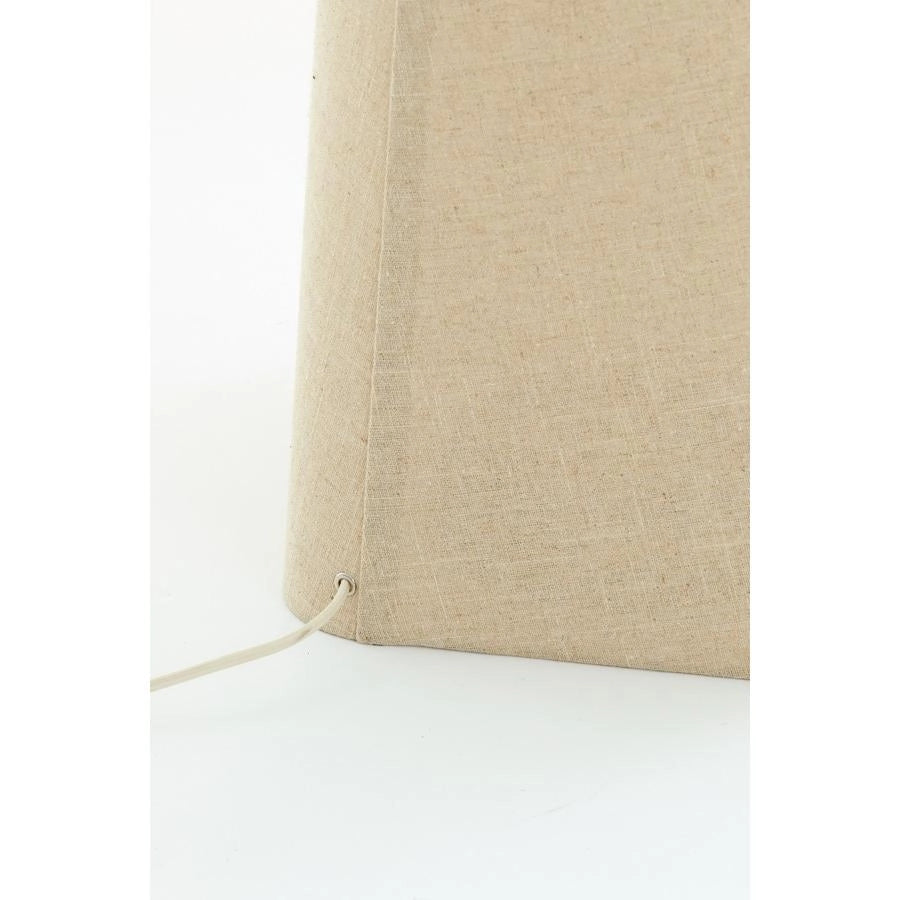Light and Living Mikko Vloerlamp - Linnen - 40x40x176cm - Naturel