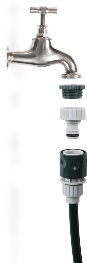 909 Outdoor Tuinslag met Haspel - 10 meter - Oprolsysteem