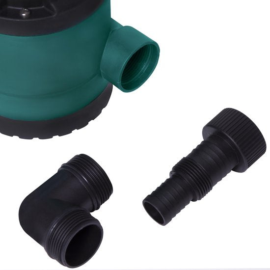 VONROC Dompelpomp/Waterpomp 300W – 6500l/h – Voor schoon en licht vervuild water – Met vlotter
