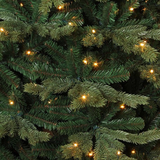 Triumph Tree Sherwood Deluxe Kunstkerstboom met LED-Verlichting - H185 x Ø127 cm - Groen