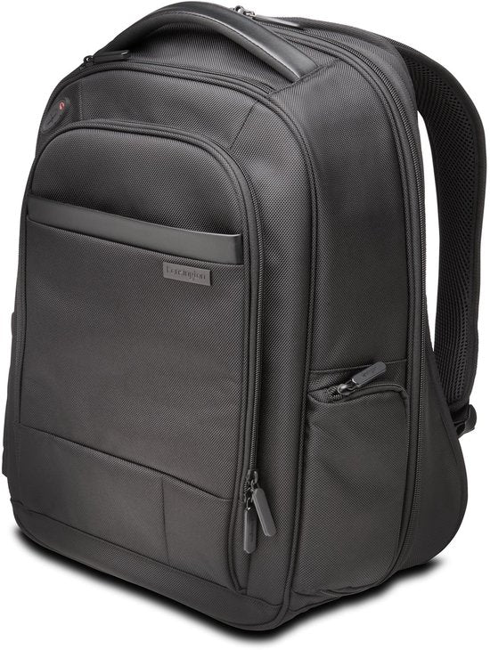 Kensington Contour™ 2.0 15.6" Rugzak - Duurzaam, Waterafstotend Materiaal - Ergonomisch - Zwart