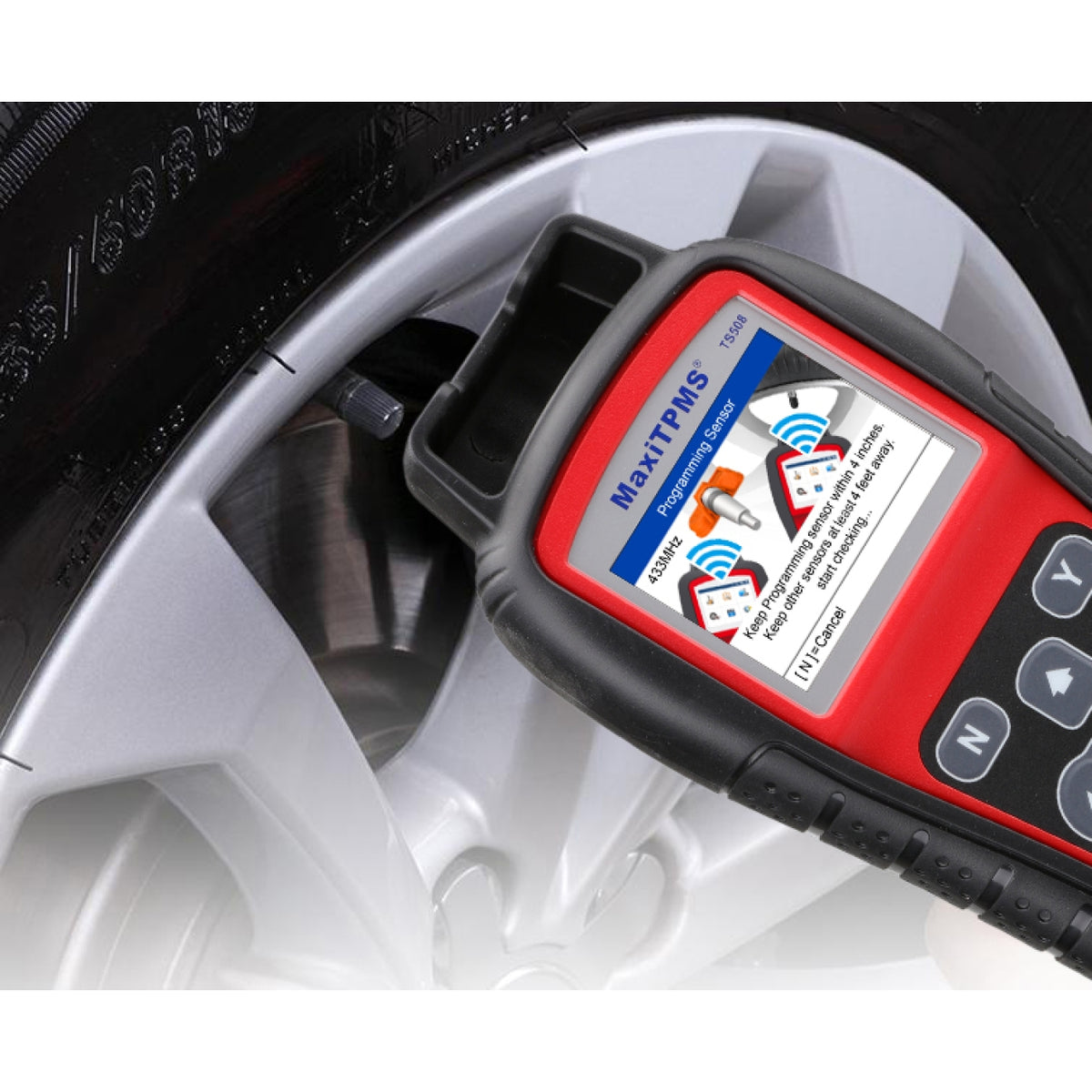 Autel MaxiTPMS TS508WF TPMS-diagnoseapparaat - Wifi - Circa 215 × 105 × 37 mm