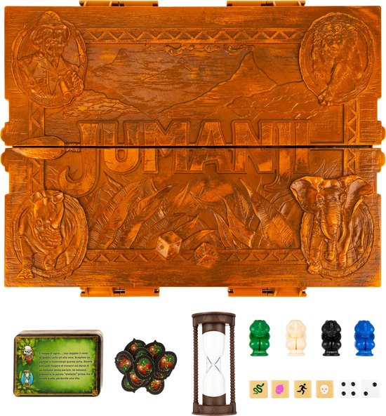 Spin Master Games Jumanji Deluxe, meeslepende elektronische versie van het klassieke avonturenbordspel, nu met licht en geluid