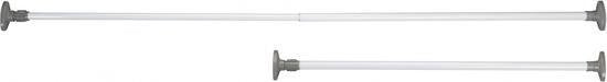 Wenko Kledingroede Herkules 80-145 Cm Rvs Wit