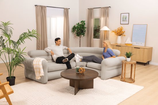 Intex Opblaasbare Hoekbank - 257 x 203 x 76 cm