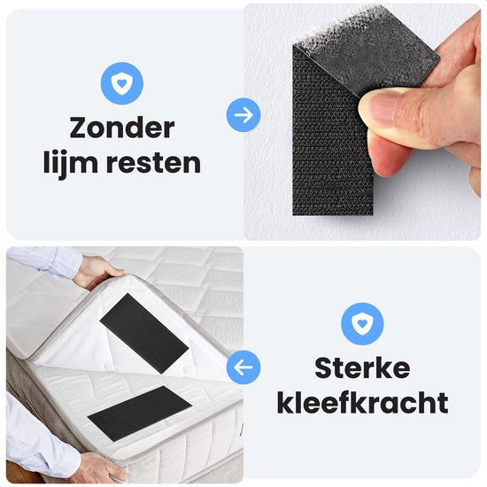 Luft Klittenband Naaibaar - 10 stuks - 5x10cm - Velcro - Klittenband - Tape