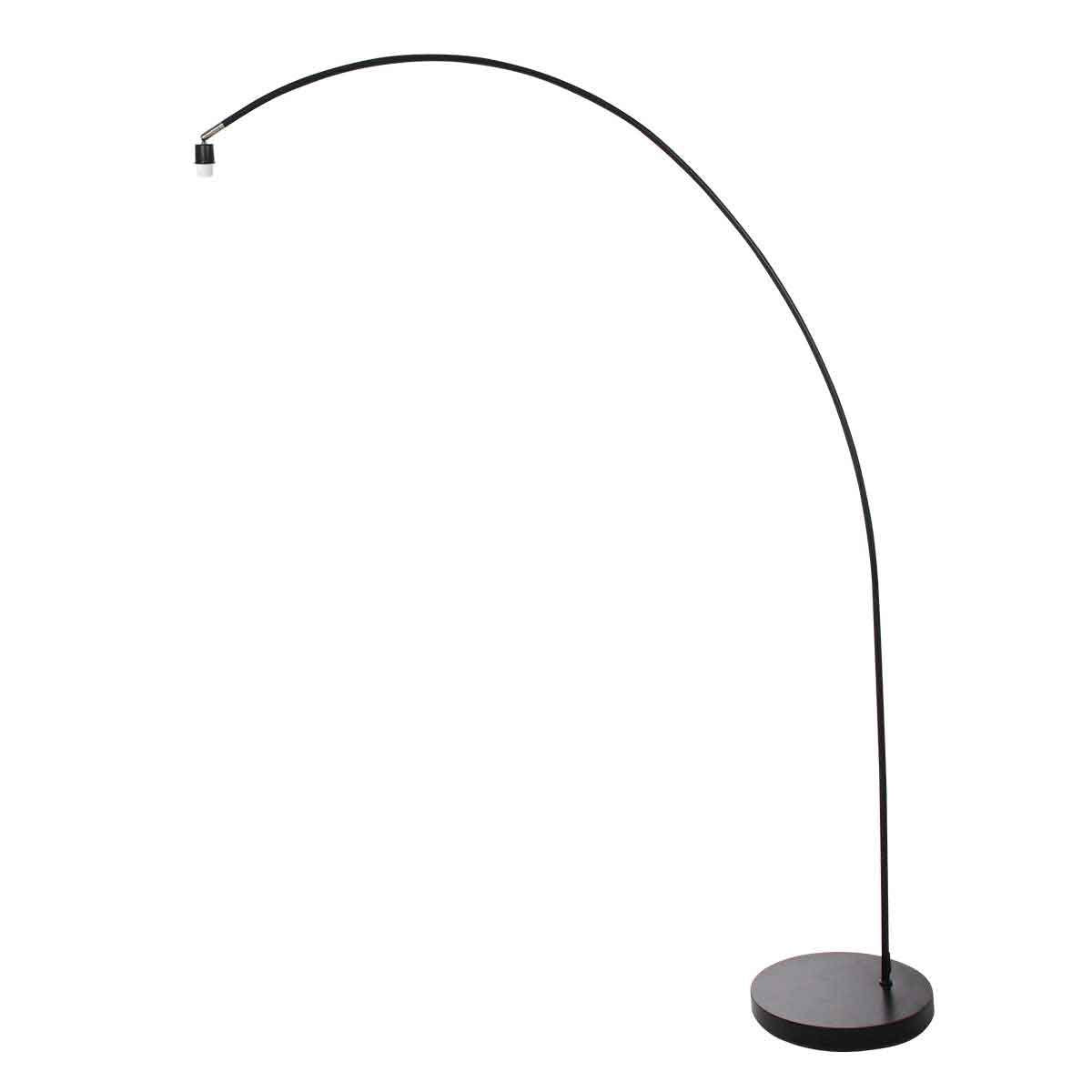 Mexlite - Bikkel Hanglamp XL - 152 x 185 cm - Mat Zwart - Industrieel Design - E27 Fitting - Robuuste Fabriekslamp