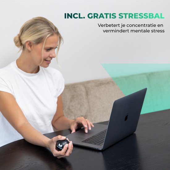 Massagerr® Shiatsu Massagekussen 2.0 – Draadloos - Incl. Draagtas en Stressbal - Massage Apparaat voor Rug, Nek en Schouder – Infrarood Warmtefunctie