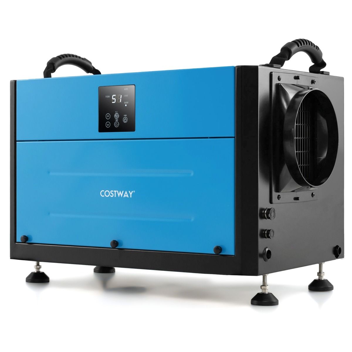Coast Professionele Luchtontvochtiger - 73,5 L per dag - 3 standen - Blauw/Wit