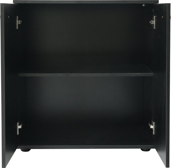 Archiefkast dressoir - opbergkast multifunctioneel - zwart