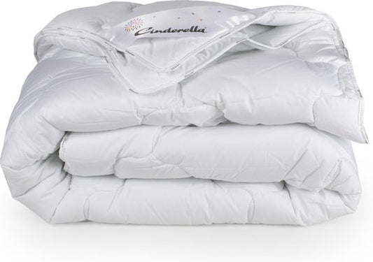 Cinderella Mellow Dekbed Zomer - 1 Persoons - Synthetische Vulling - Katoenen Tijk - Anti-allergie - 140x220 cm