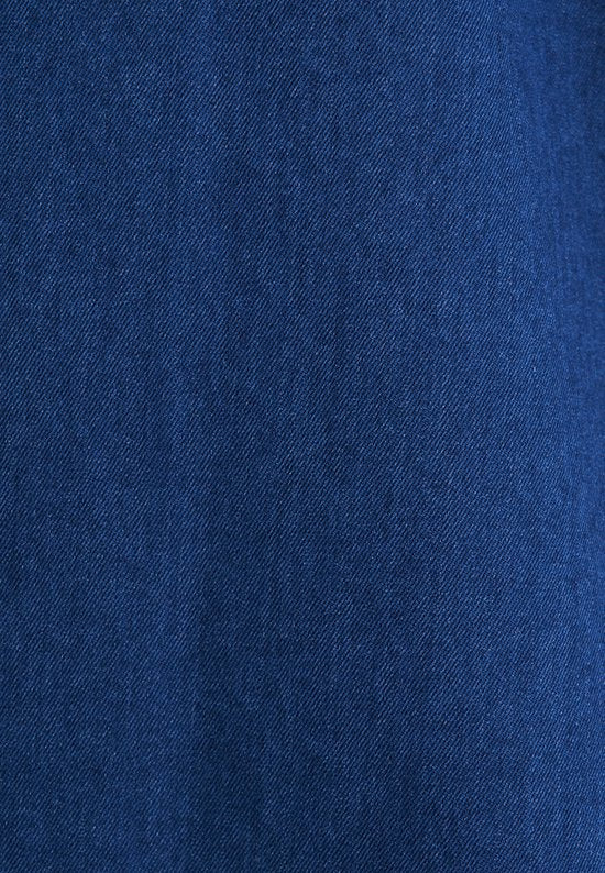 Seidensticker regular fit overhemd - twill - blauw - Strijkvrij - Boordmaat: 42