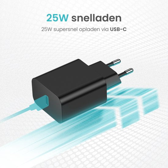 Wurk - Snellader Adapter - Geschikt voor Samsung - 25W Snellader - Quick Charge