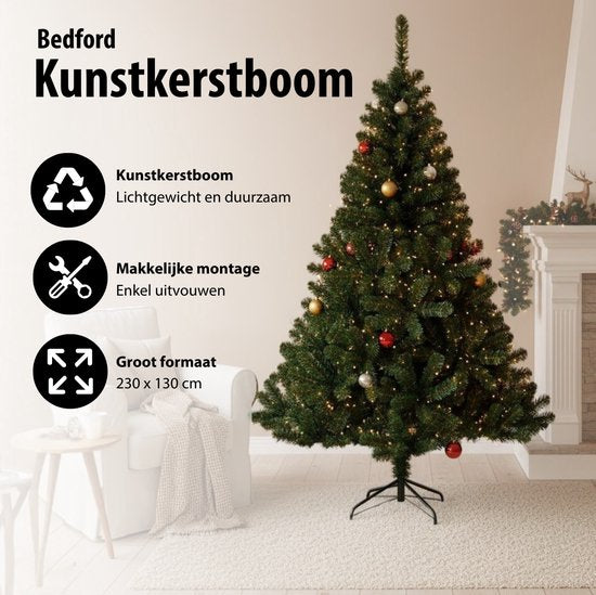 Black Box Trees Bedford Kunstkerstboom - Kunst Kerstboom H230 x Ø130 cm - Groen