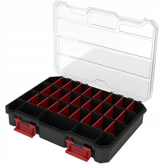 Qbrick Compact L Organizer Zwart - Ideaal voor Kleine Onderdelen