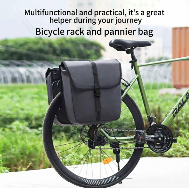 Costic Waterafstotende Fietstas - Zwart - 35 x 17 x 39 cm - Snelsluitsysteem