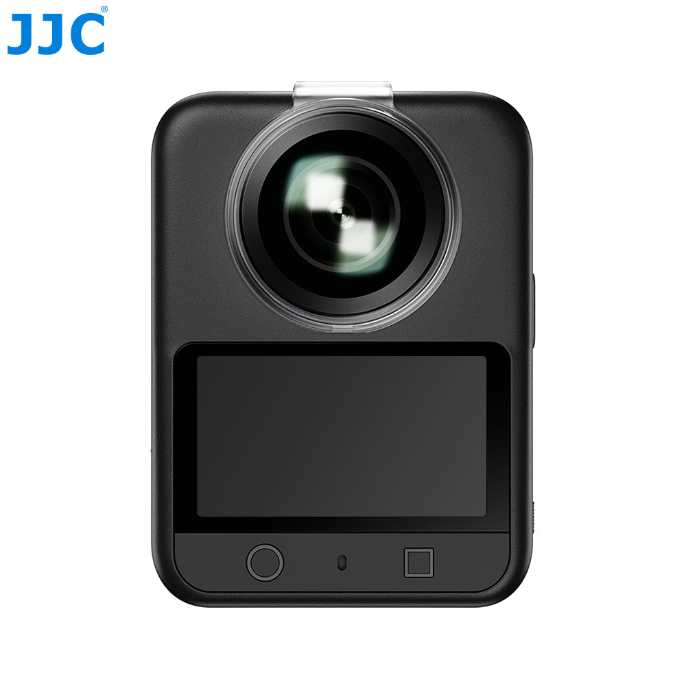 JJC Lensbeschermer voor DJI Osmo 360 en Osmo 360 II - Set van 2 - 95-98% Lichtdoorlaat - Antireflectie en Waterafstotend - Transparant