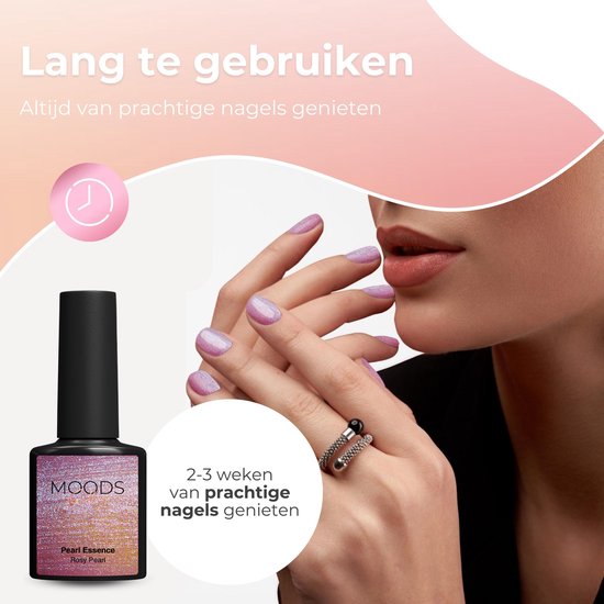 Moods Gellac 6-delige Set - Gellak Starterspakket - Gel Nagellak - 8ML - Pearl Essence - Gellac - Nagels - Chique Kleuren