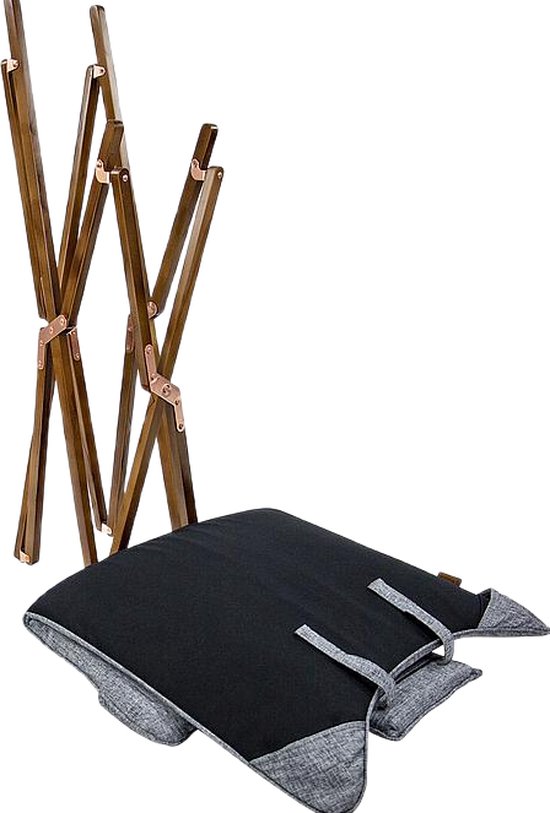 Bo-Camp - Urban Outdoor - Relaxstoel - Bloomsbury - M - Oxford polyester - Grijs